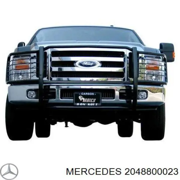 2048800023 Mercedes panal de radiador