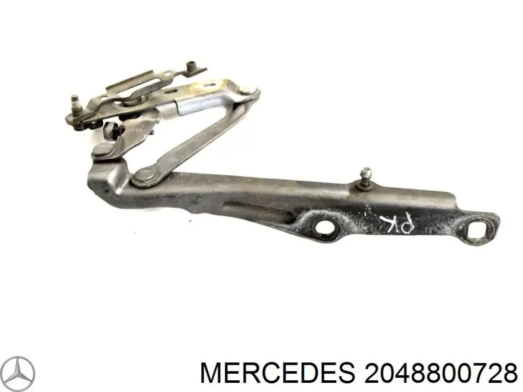 Bisagra de capot izquierda para Mercedes C (W204)
