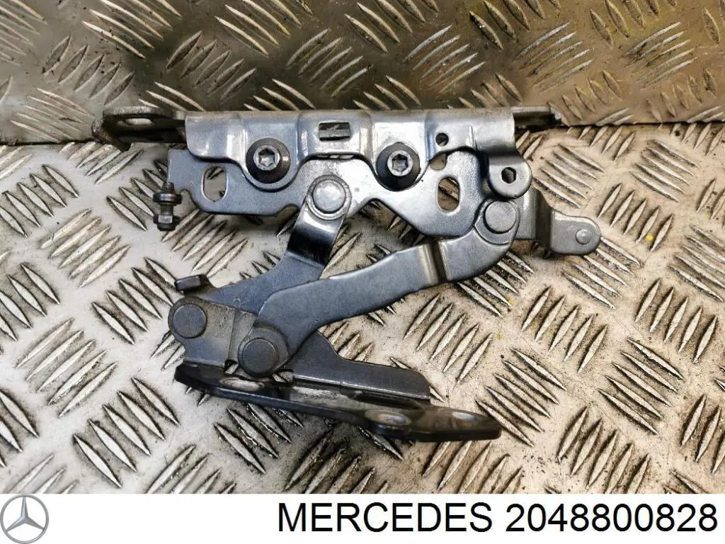 2048800828 Mercedes bisagra, capó del motor derecha