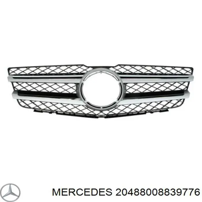 20488008839776 Mercedes panal de radiador