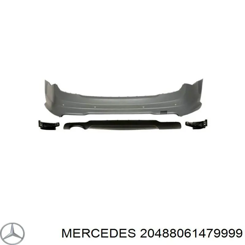 20488061479999 Mercedes parachoques delantero