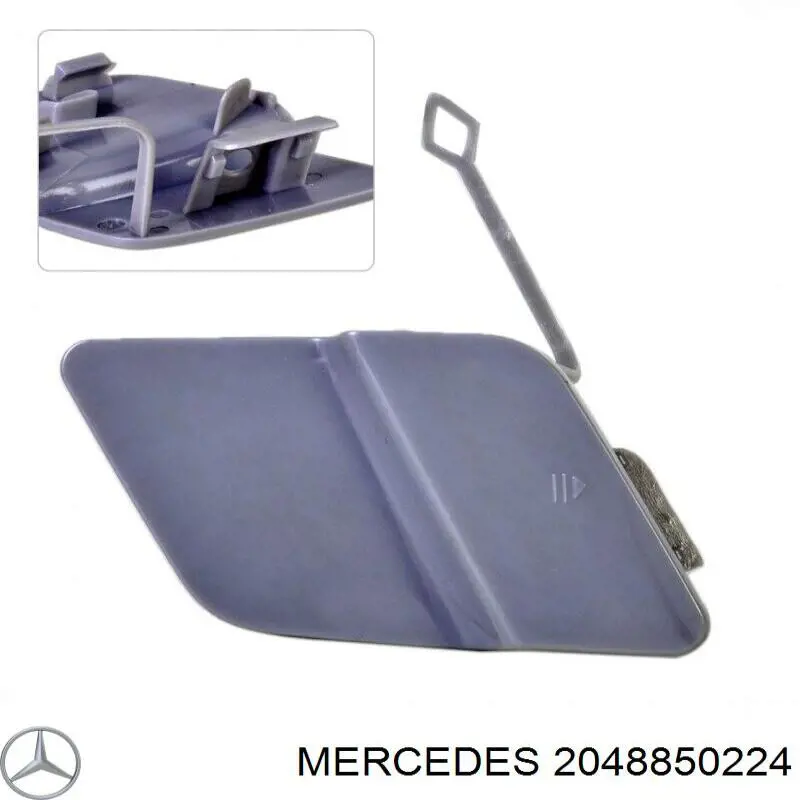 20488502249999 Mercedes tapa del enganche de remolcado delantera