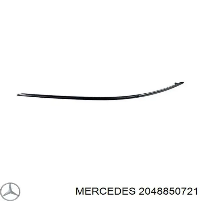 Comprar 2048850721 Mercedes Moldura de parachoques delantera izquierda