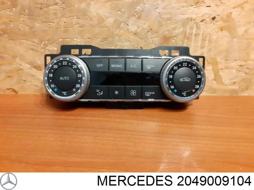 2049009104 Mercedes unidad de control, calefacción / ventilación