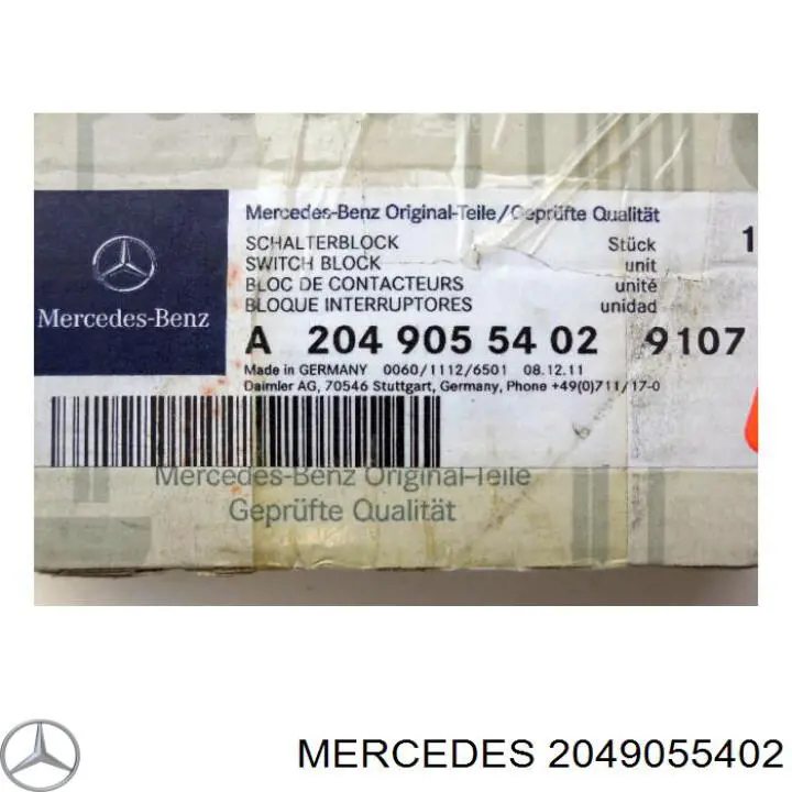 A 212 820 83 10 9107 Mercedes unidad de control elevalunas delantera izquierda