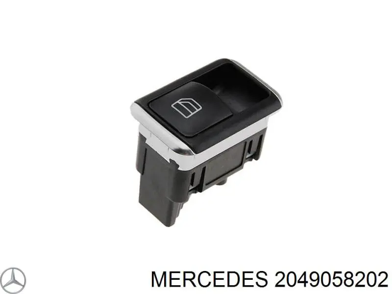 2049058202 Mercedes botón de elevalunas delantero derecho