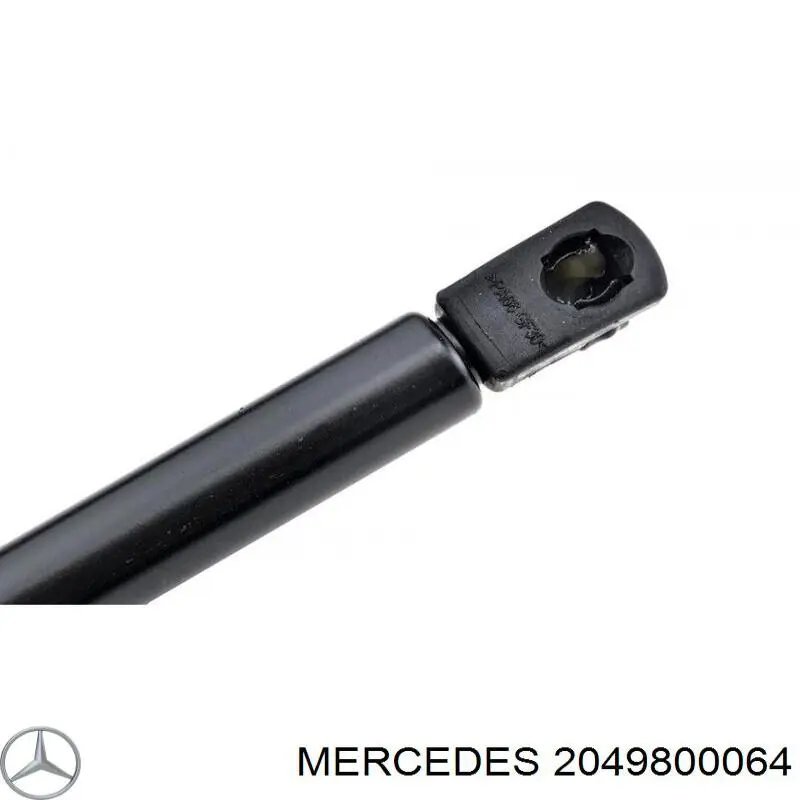 2049800064 Mercedes muelle neumático, capó de motor izquierdo