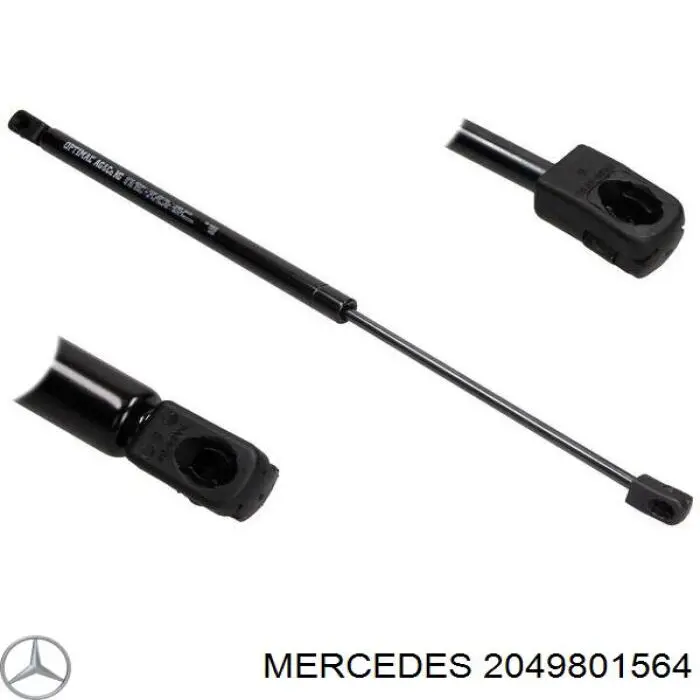 2049801564 Mercedes amortiguador de maletero