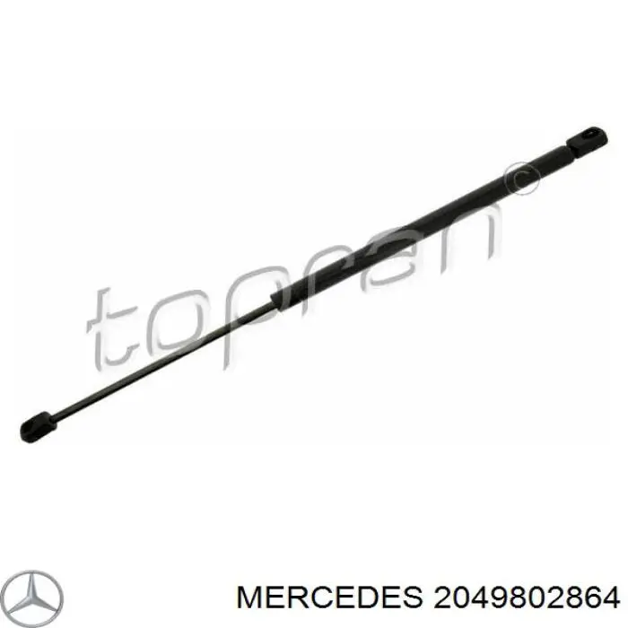 2049802864 Mercedes amortiguador de maletero