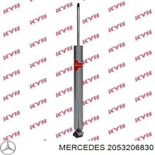 2053206830 Mercedes amortiguador trasero