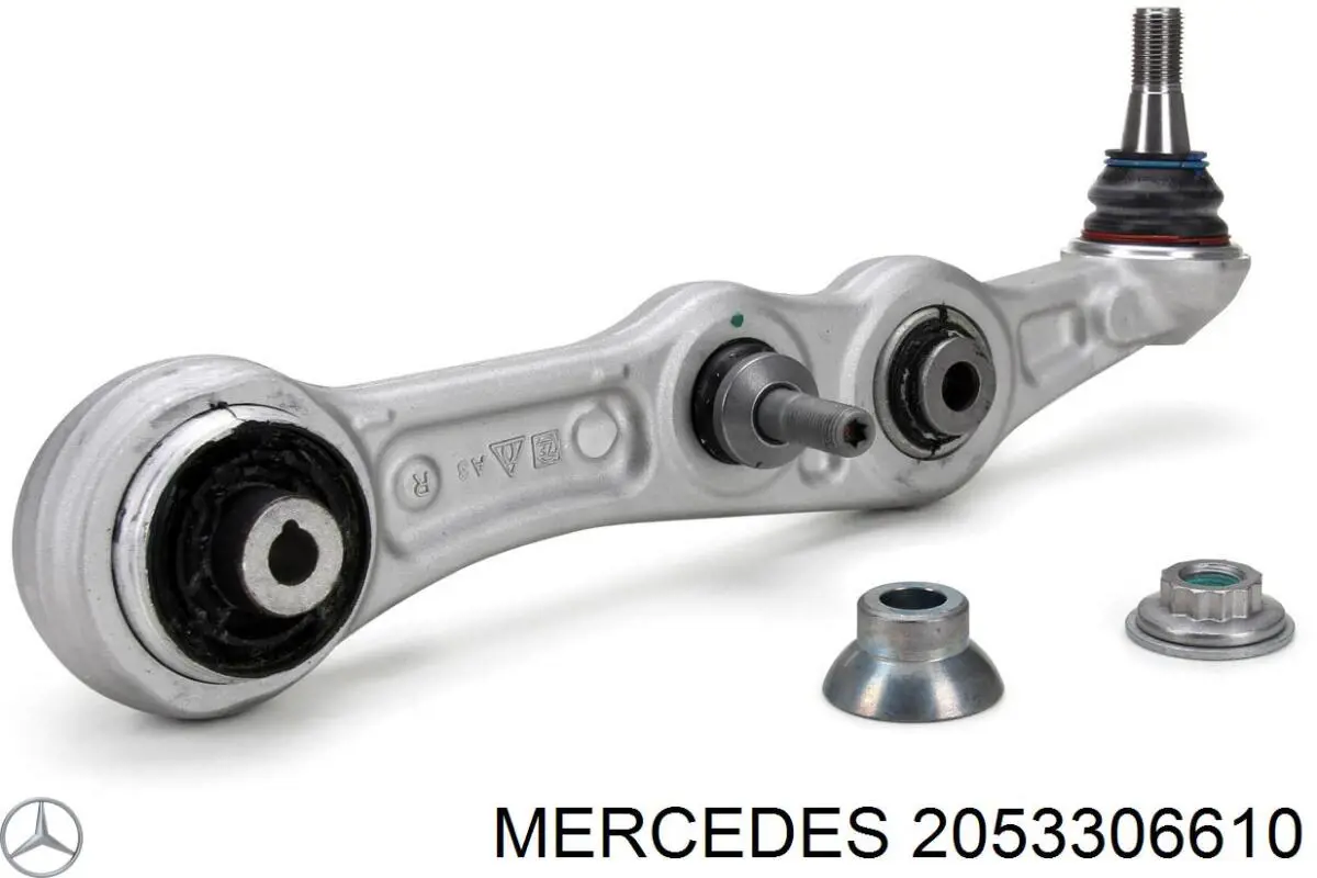 2053306610 Mercedes barra oscilante, suspensión de ruedas delantera, inferior derecha