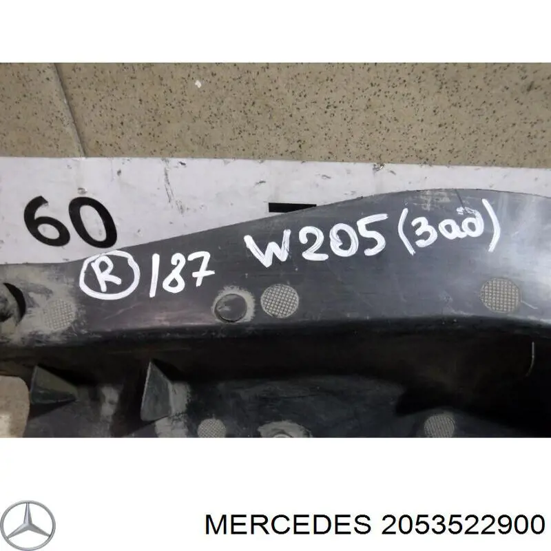 205352290064 Mercedes Protección inferior trasera del brazo de suspensión