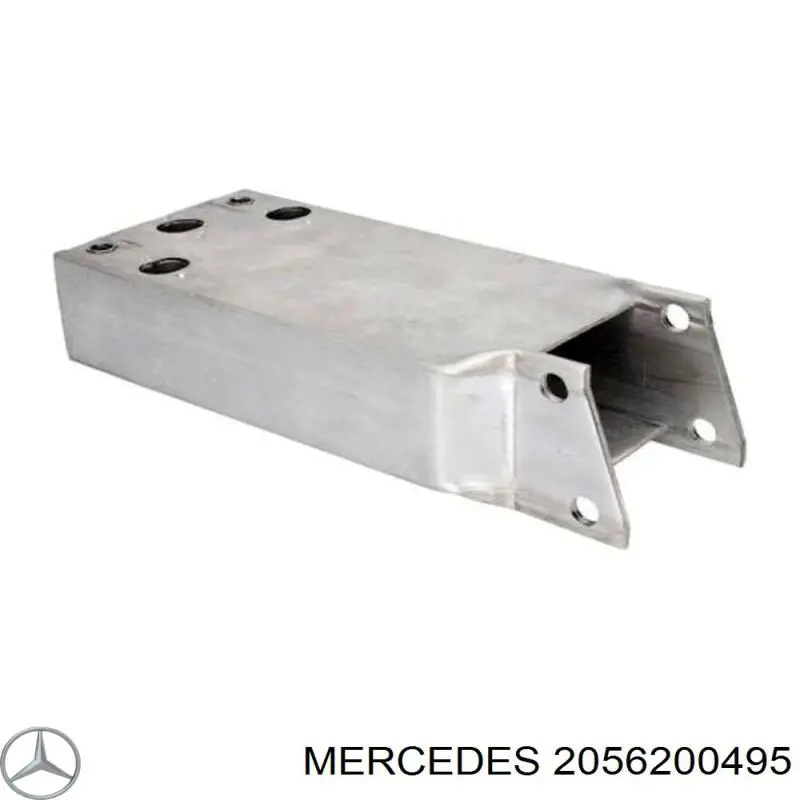 2056200495 Mercedes soporte de amplificador de parachoques delantero