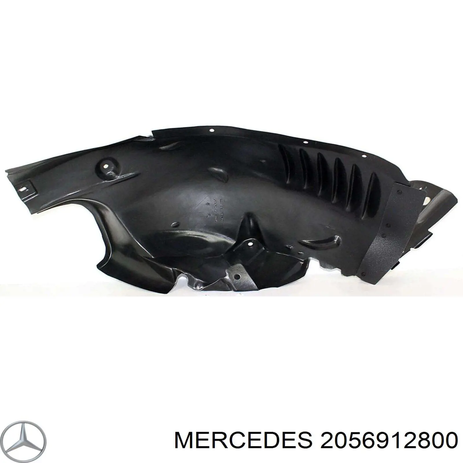 2056912800 Mercedes guardabarros interior, aleta delantera, derecho trasero