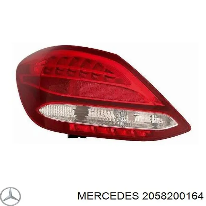 Piloto trasero izquierdo 2058200164 Mercedes