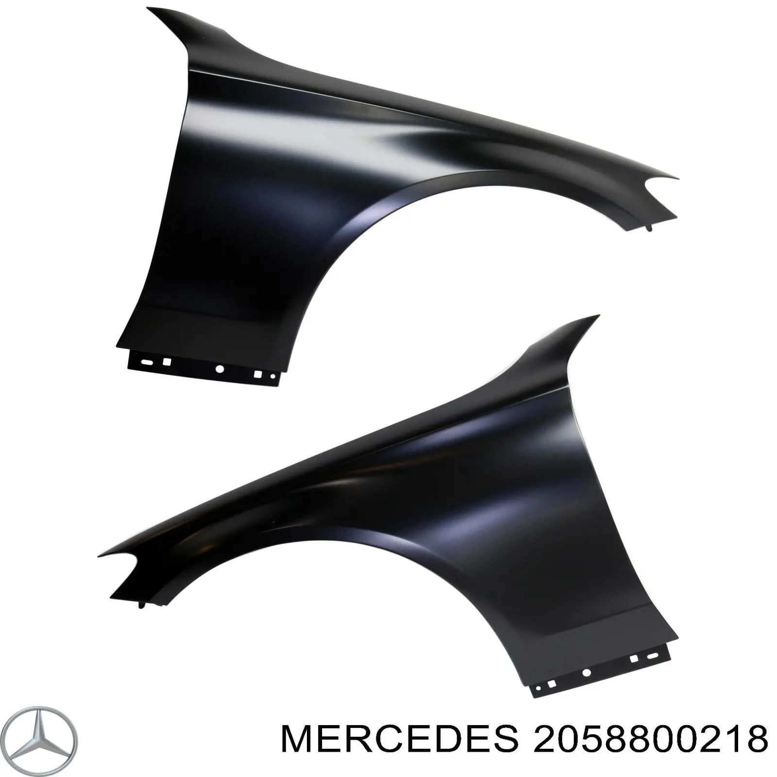 Guardabarros delanteros derecho Mercedes 2058800218 precio, desde 90,41 EUR