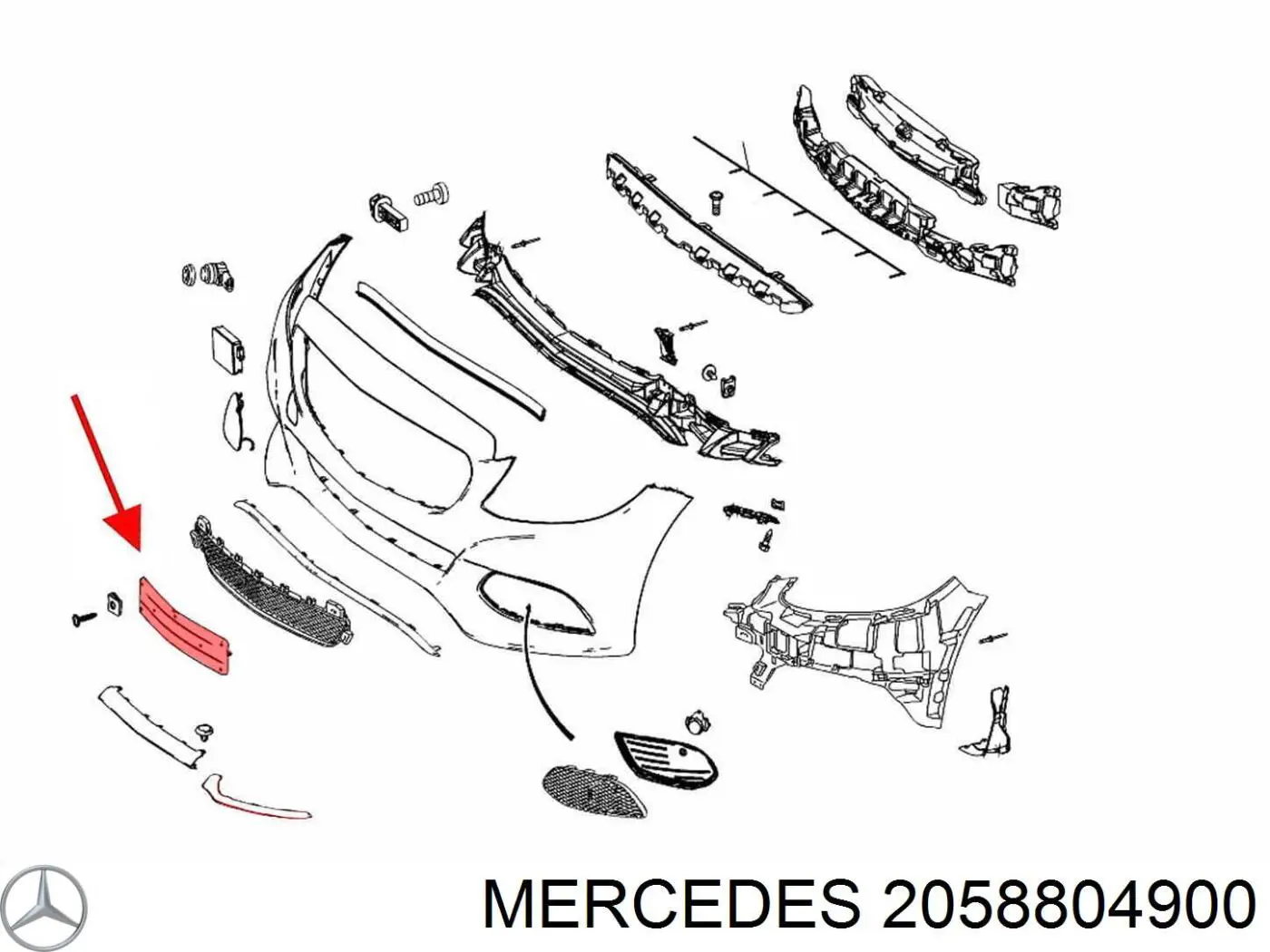 A2058804900 Mercedes