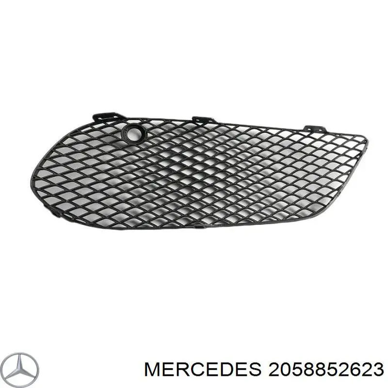 2058852623 Mercedes rejilla de antinieblas delantera derecha