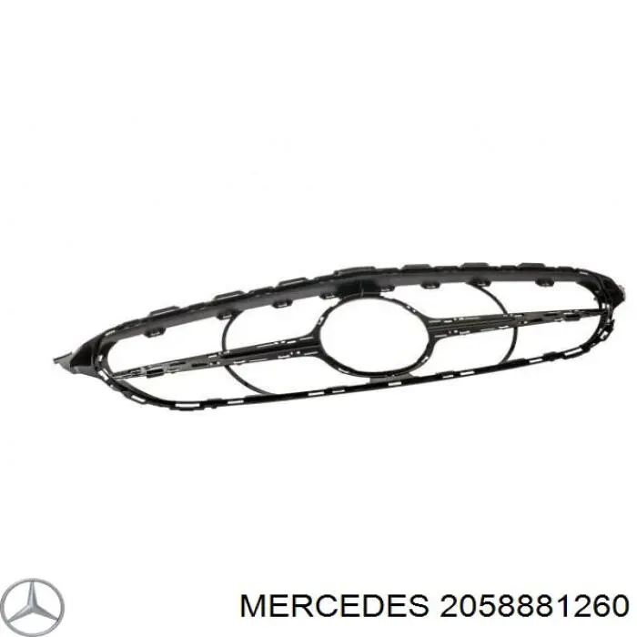 2058881260 Mercedes panal de radiador