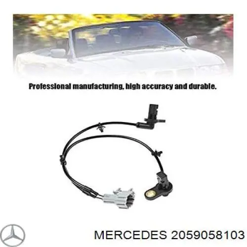 2059058103 Mercedes sensor abs delantero izquierdo