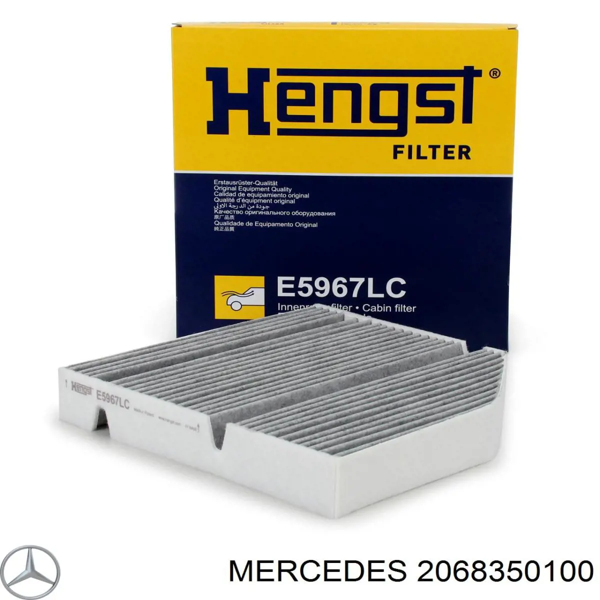 2068350100 Mercedes filtro de habitáculo