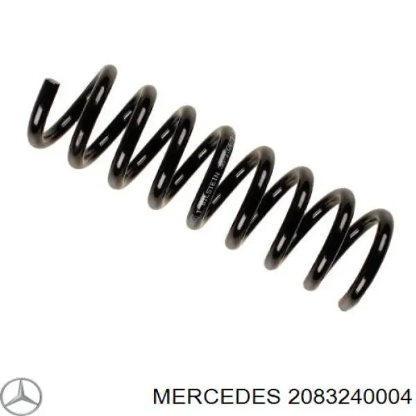 2083240004 Mercedes muelle de suspensión eje trasero