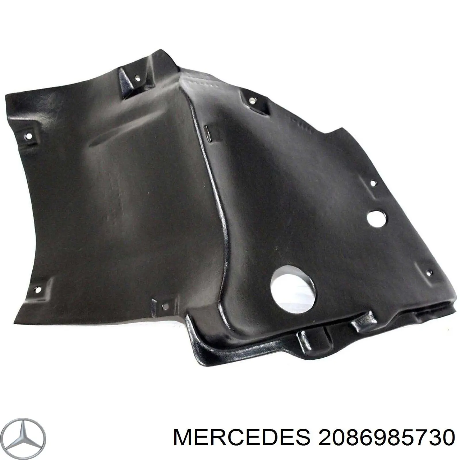 2086985730 Mercedes guardabarros interior, aleta delantera, izquierdo delantero