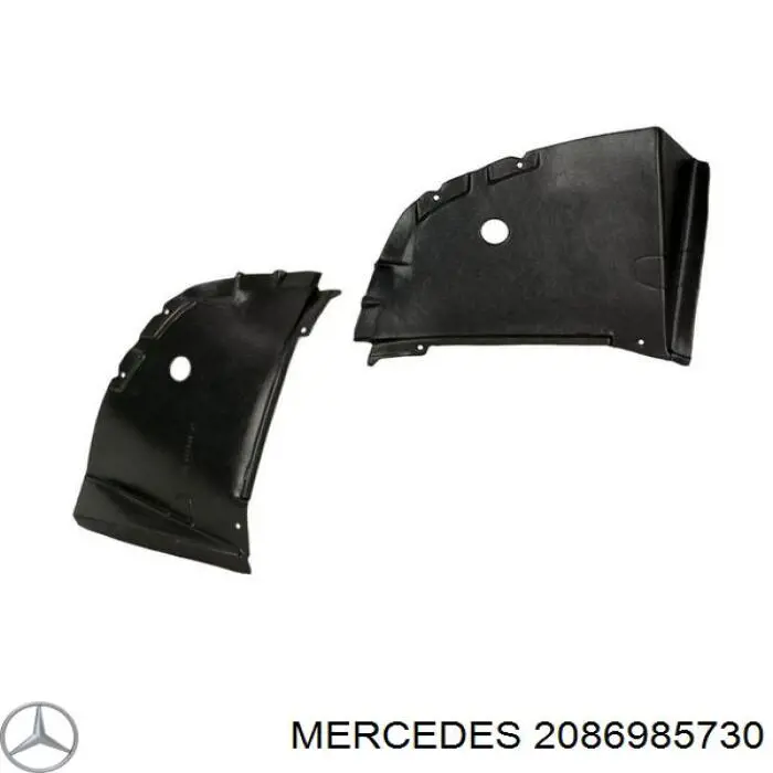Guardalodos delantero izquierdo Mercedes A2086985730 precio, desde 9,93 EUR