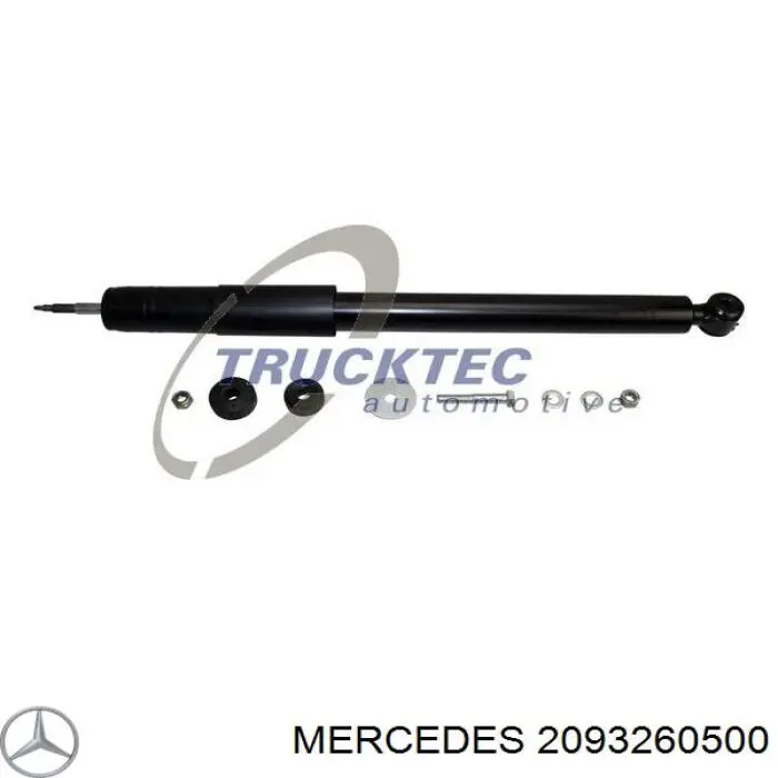 2093260500 Mercedes amortiguador trasero