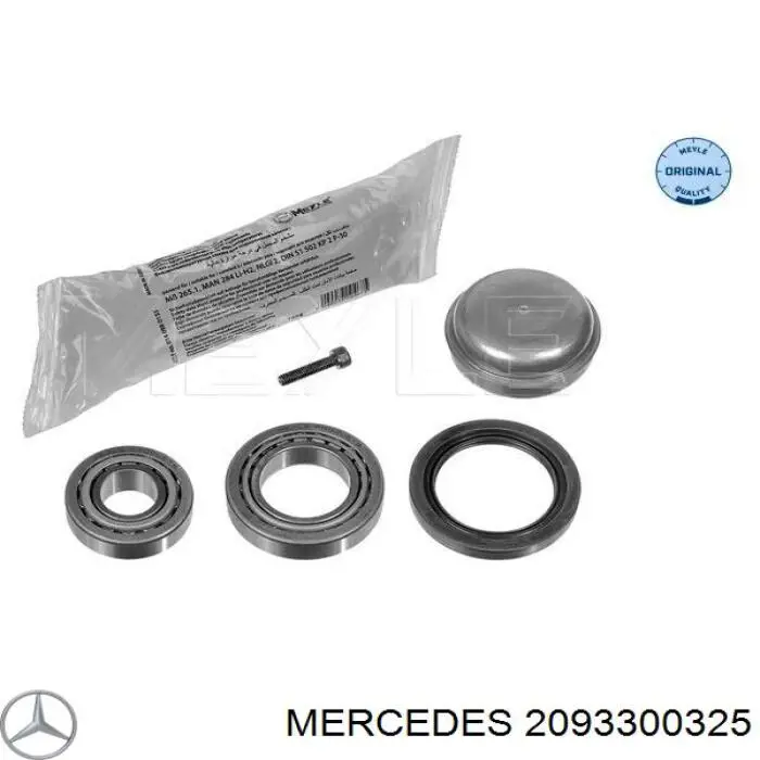 2093300325 Mercedes cubo de rueda delantero