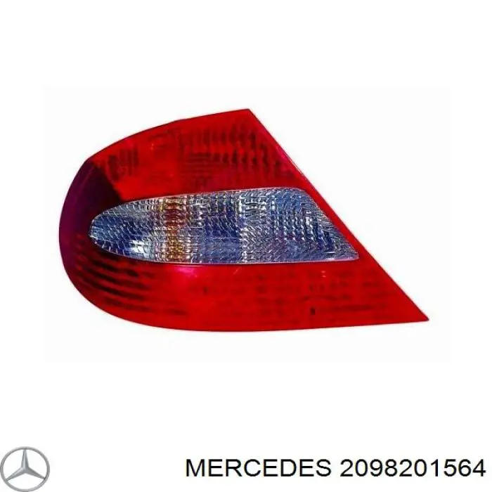 2098201564 Mercedes piloto posterior izquierdo