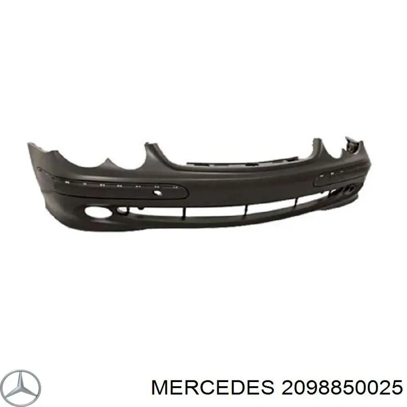 2098850025 Mercedes paragolpes delantero
