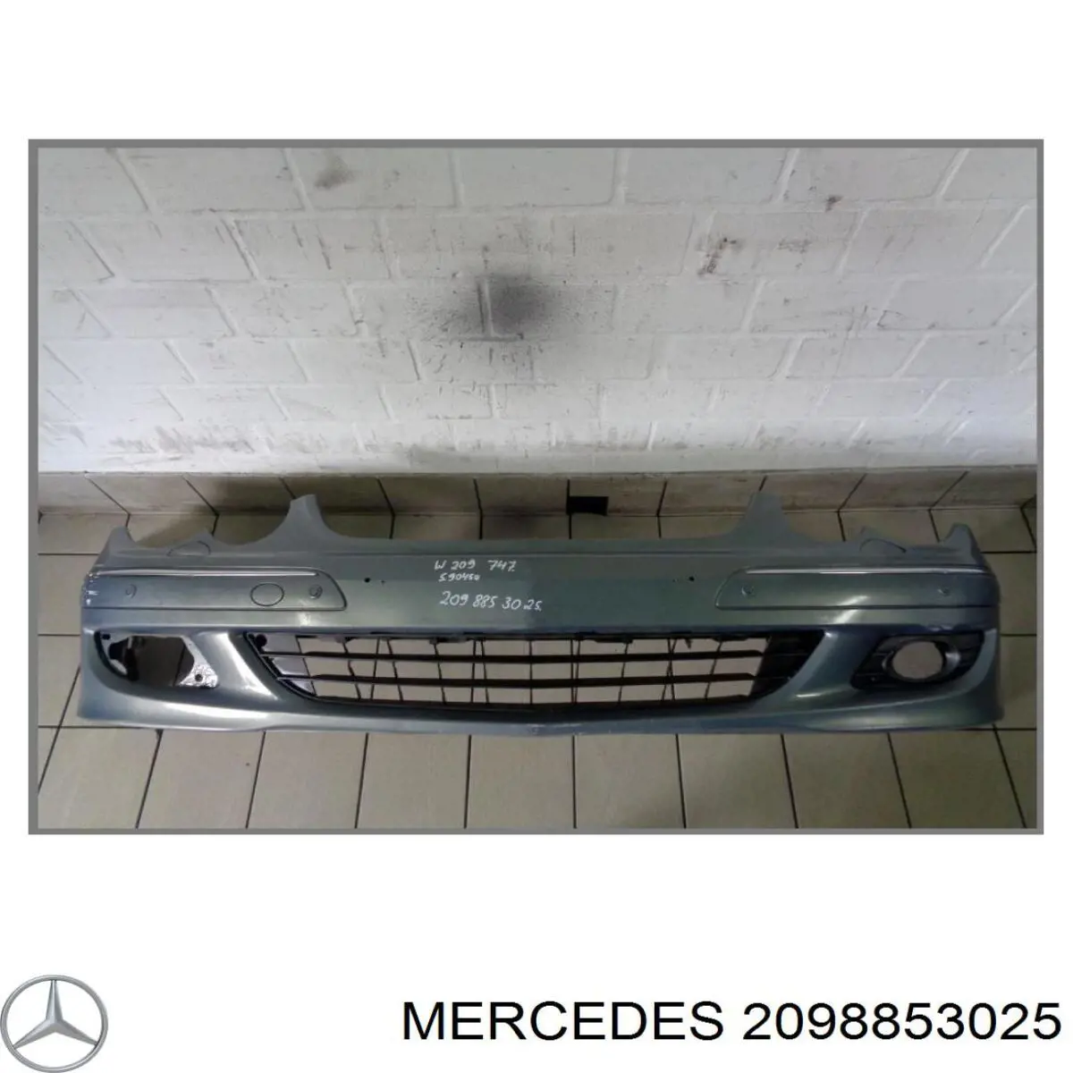 2098853025 Mercedes paragolpes delantero