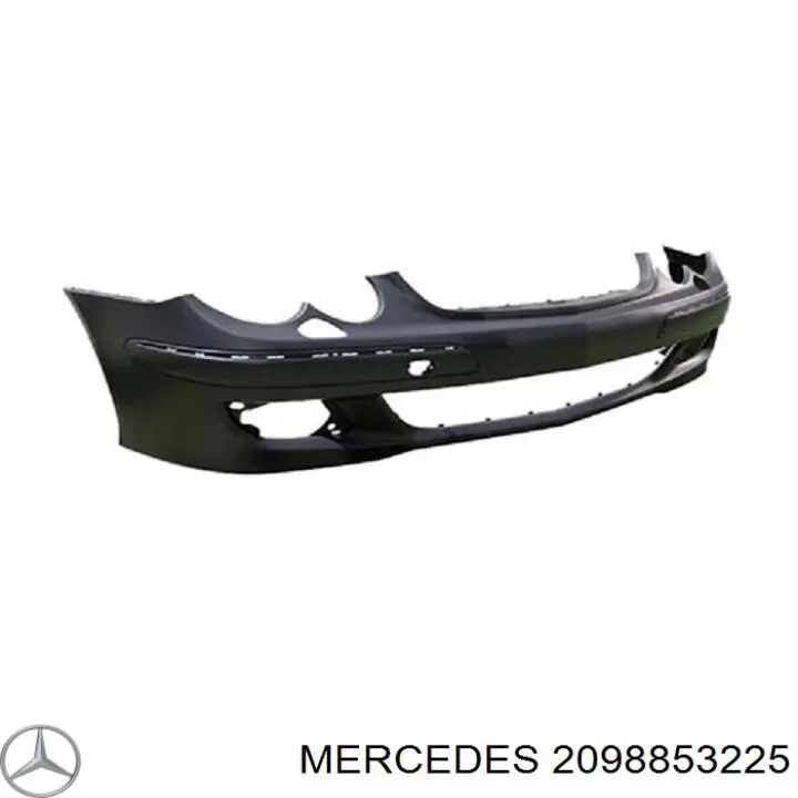 2098853225 Mercedes paragolpes delantero