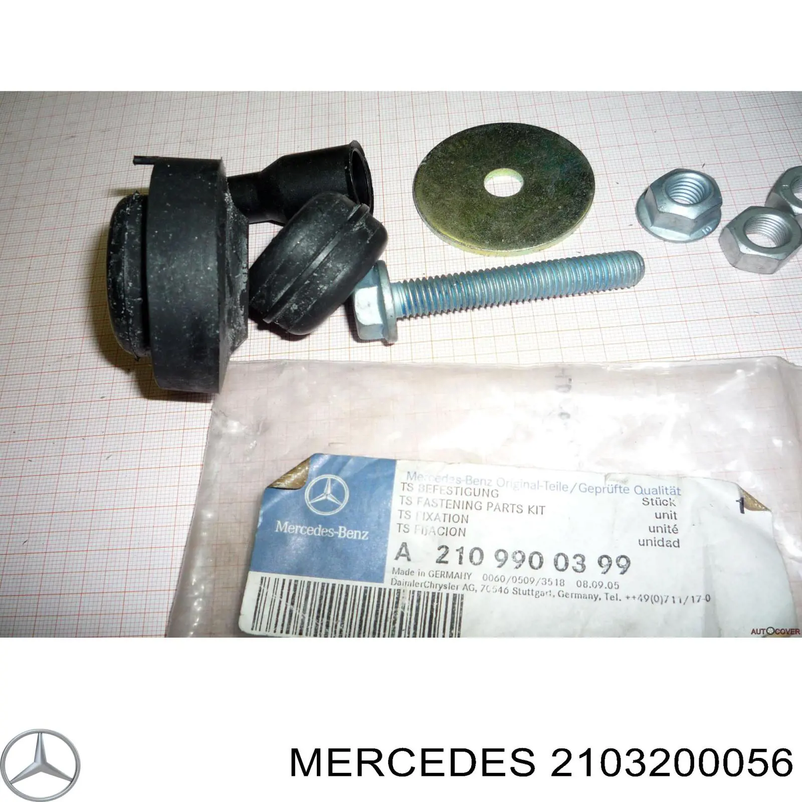 2103200056 Mercedes silentblock en barra de amortiguador delantera