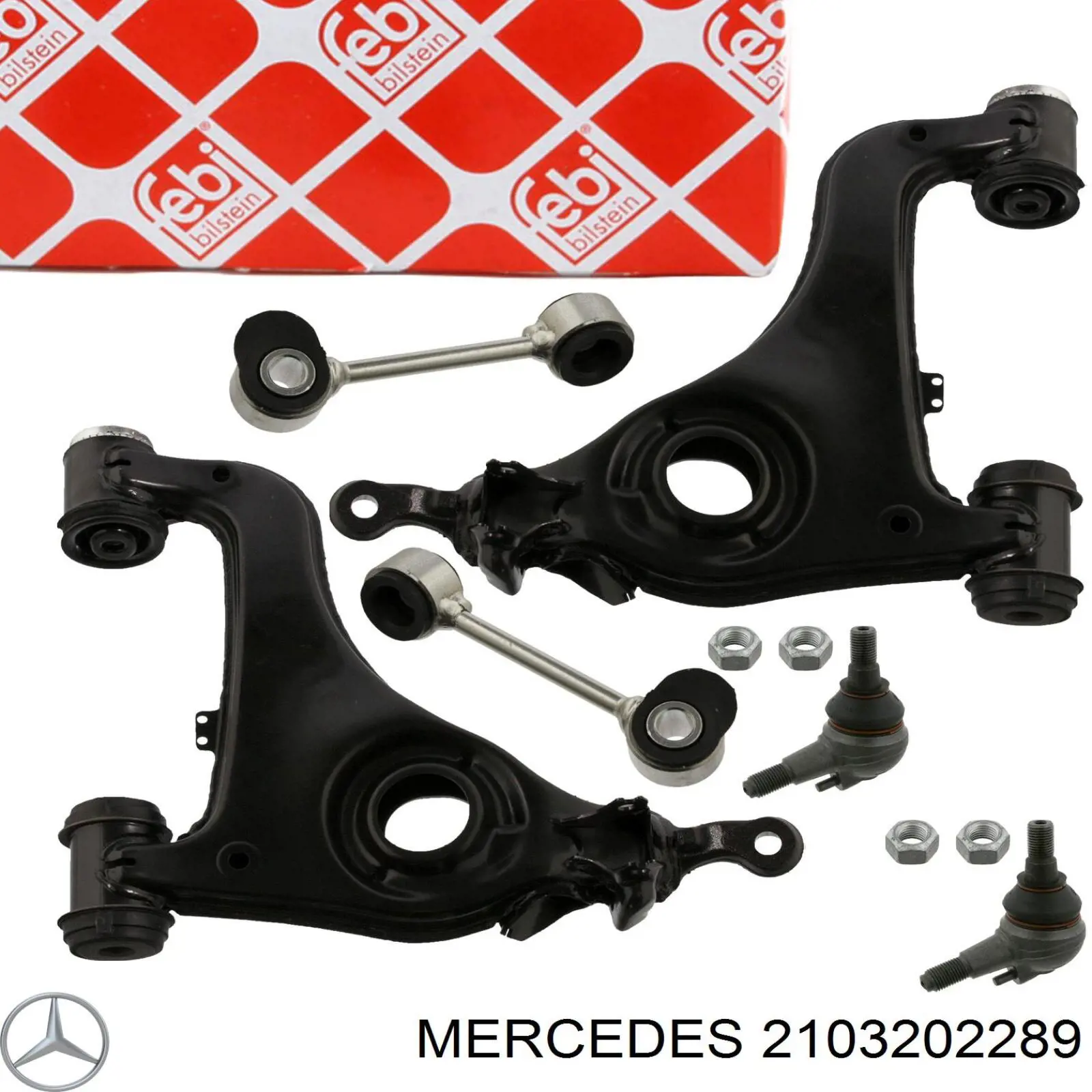 2103202289 Mercedes barra estabilizadora delantera derecha