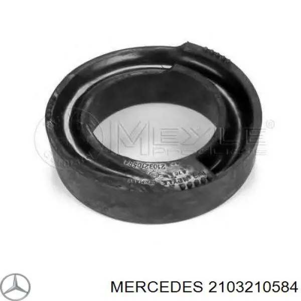 2103210584 Mercedes caja de muelle, eje delantero, arriba