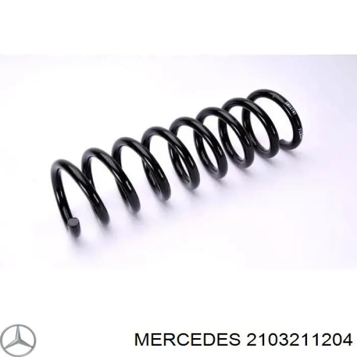 2103211204 Mercedes muelle de suspensión eje delantero