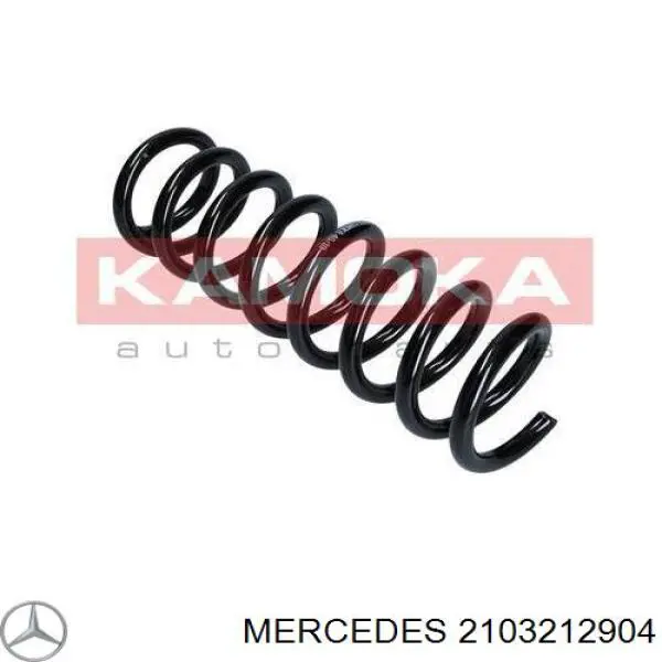 2103212904 Mercedes muelle de suspensión eje delantero