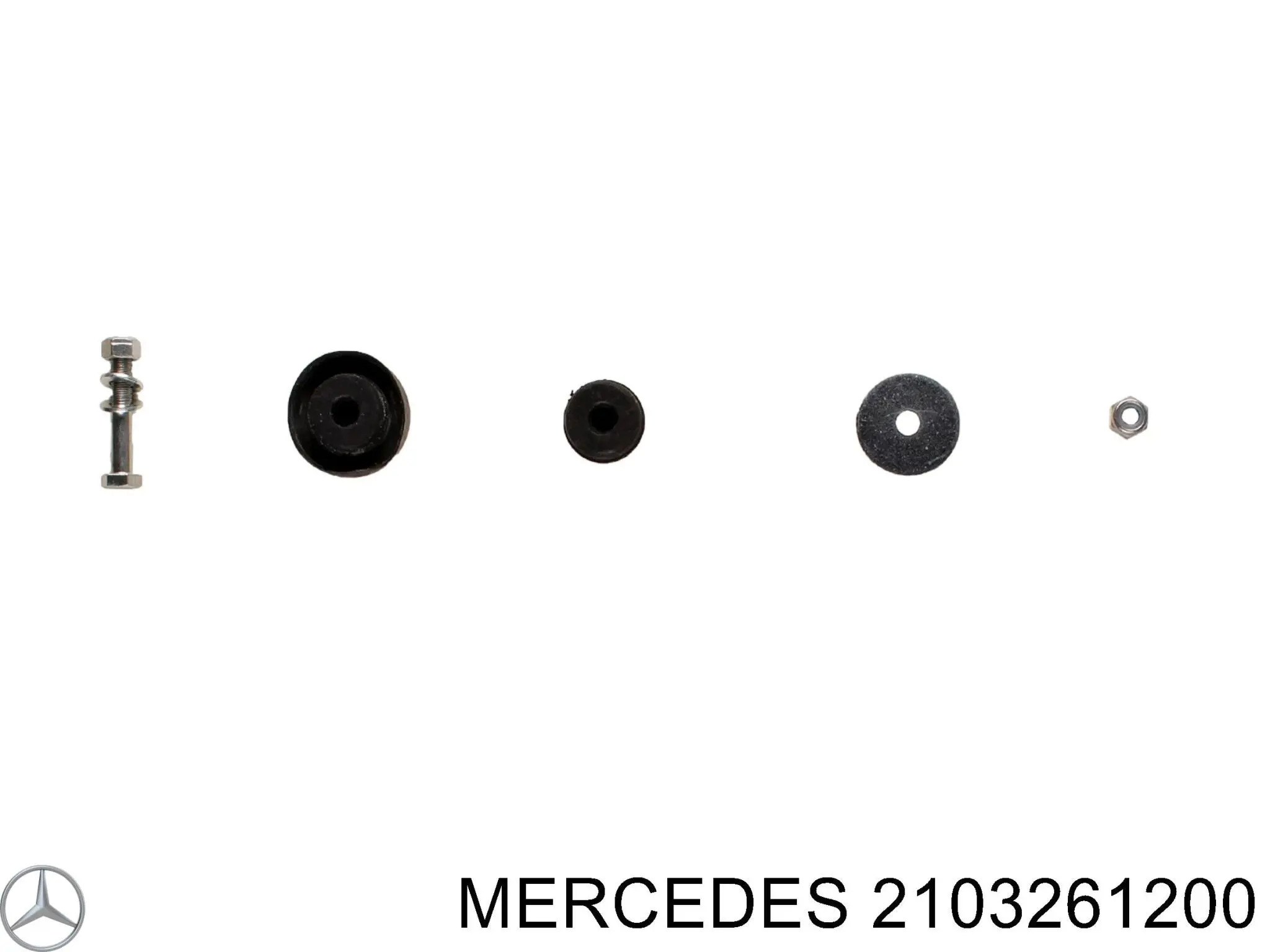 2103261200 Mercedes amortiguador trasero