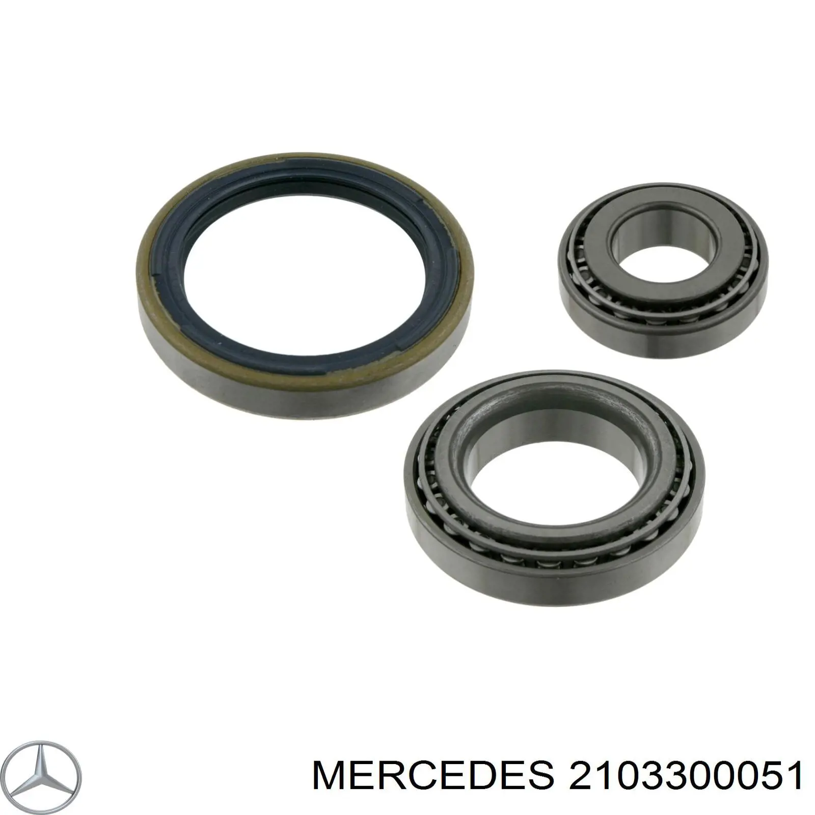 2103300051 Mercedes cojinete de rueda delantero