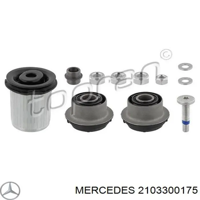 2103300175 Mercedes silentblock de suspensión delantero inferior