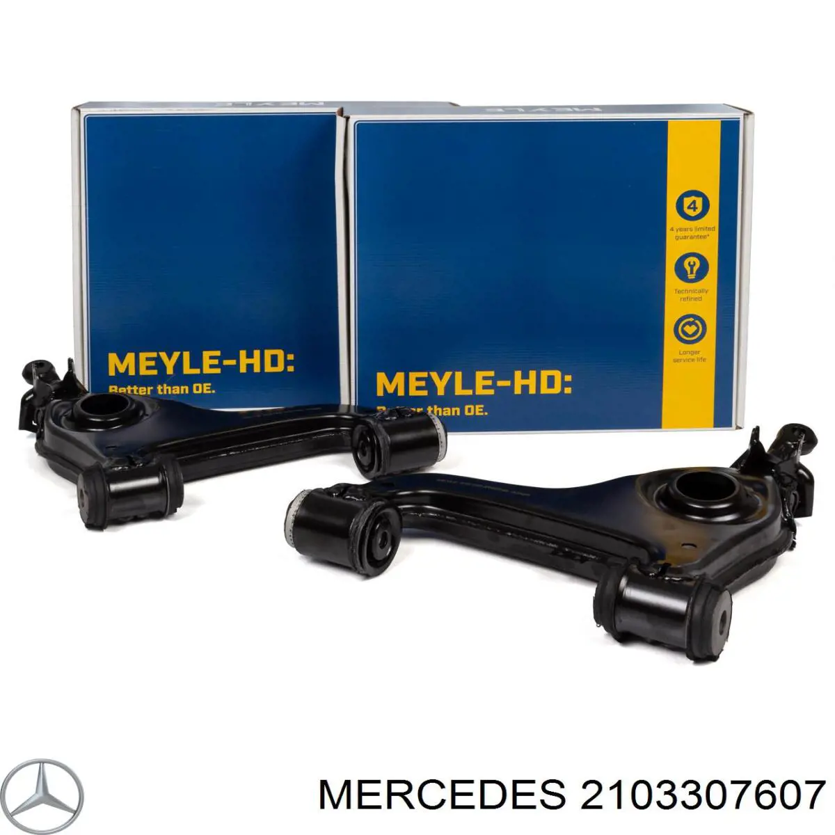 2103307607 Mercedes barra oscilante, suspensión de ruedas delantera, inferior izquierda