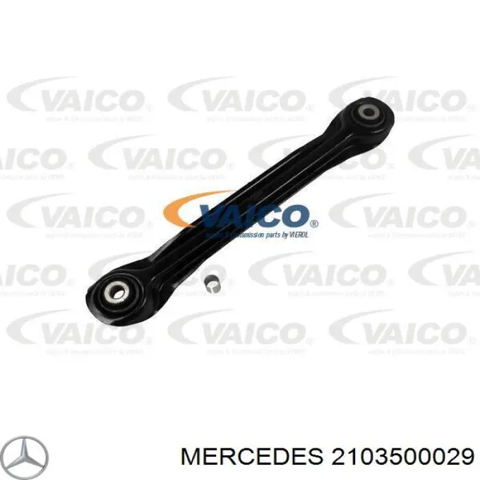 2103500029 Mercedes palanca de soporte suspension trasera longitudinal inferior izquierda/derecha