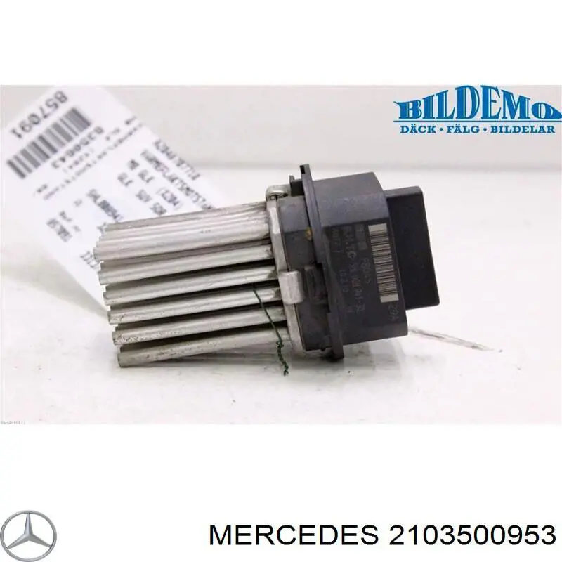 2103500953 Mercedes barra transversal de suspensión trasera
