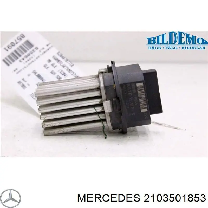 2103501853 Mercedes barra transversal de suspensión trasera