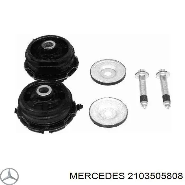 2103505808 Mercedes suspensión, cuerpo del eje trasero