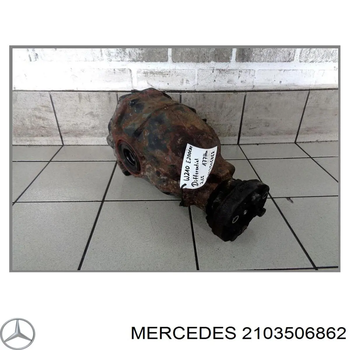 A2103506862 Mercedes diferencial eje trasero