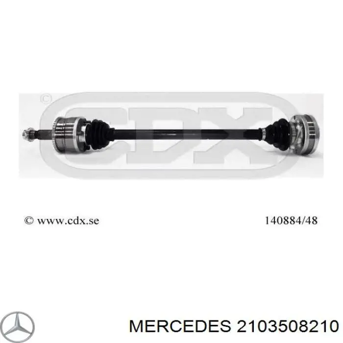 2103508210 BMW árbol de transmisión trasero