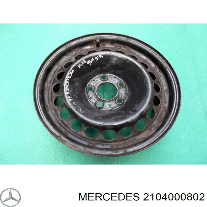 A2104000802 Mercedes Llantas (Estampado)